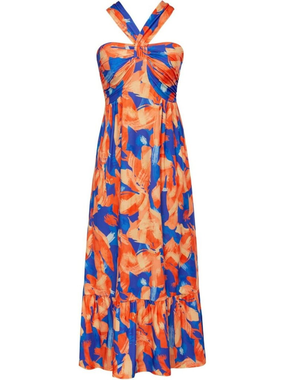 Floral Halter Boho Maxi Dress for Women | Summer Style, Elegant & Trendy